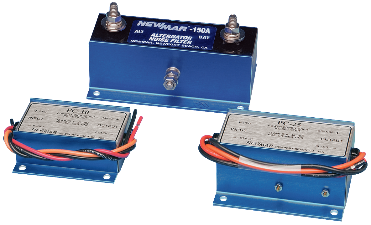 Electronic Noise Filters Mobile Mount Specialty Vehicles 12V DC