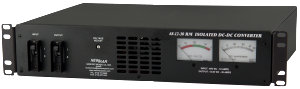 Rackmount DC-DC Converters, 12V DC, 24V DC, and 48V DC Output, 15 amps to 30 amps output by Newmar Powering the Network