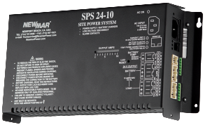 Powering the Network with Cabinet or Wall Mount Site Power System, a 12V, 24V, and 48V DC Power system, 6 - 20 Amps