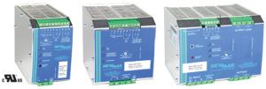 DIN Rail DC UPS 12VDC, 24VDC, 48VDC, 5-35 Amps, 12VDC UL Recognized Newmar Powering the Network