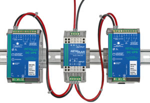 DIN UPS Redundancy Module model DRM-220 by Newmar Powering the Network